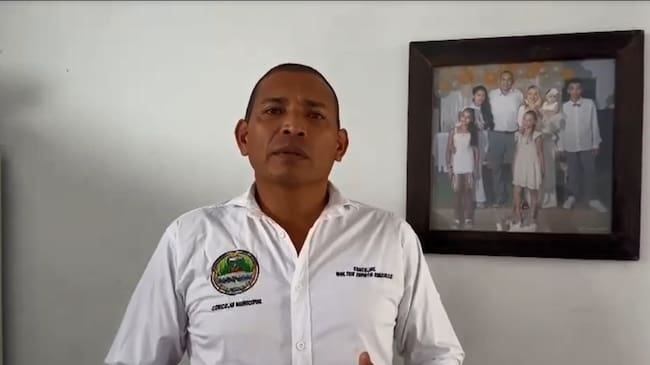 Walter Zapata, concejal que denuncia amenazas- foto redes sociales