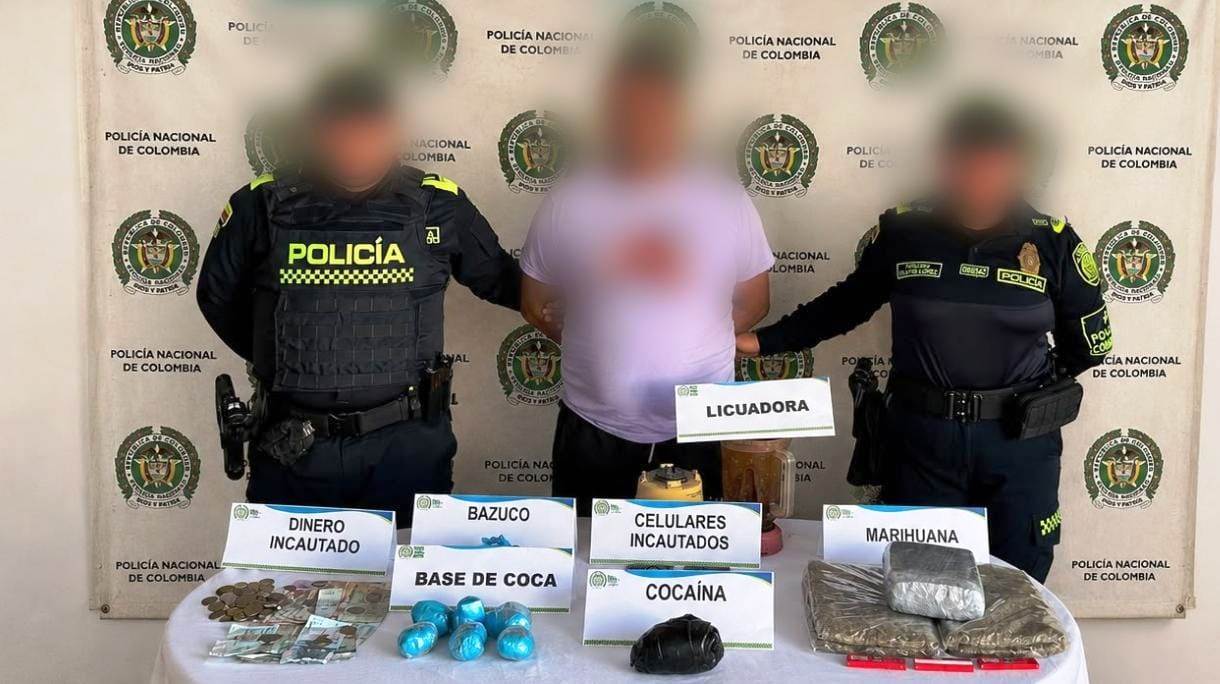 Capturado hombre que vendía droga a domicilio en Villanueva, Bolívar