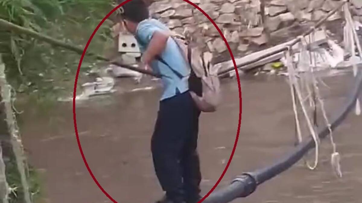 En Santa Marta, niños y mujeres embarazadas arriesgan sus vidas al cruzar el río Gaira