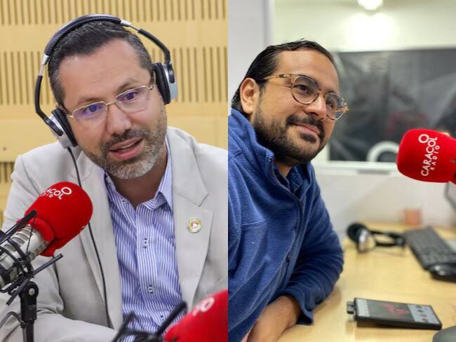 Jaime Beltrán sale de la alcaldía de Bucaramanga, ¿qué dice la oposición? Fotos: Caracol Radio. 