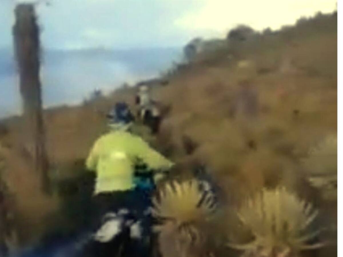 Afectan páramo "La Cortadera" en Toca por práctica de motocroos