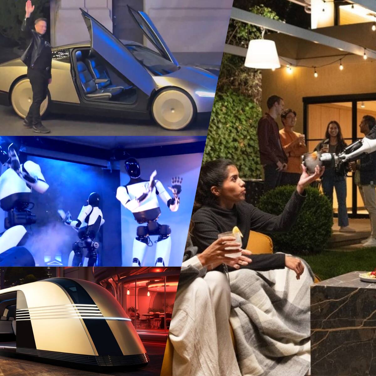Musk presenta el ‘robotaxi’ y los ‘mayordomos del futuro’