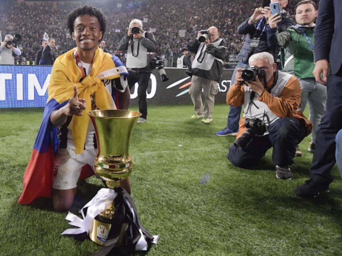 Estoy contento por seguir haciendo historia con la Juventus: Cuadrado
