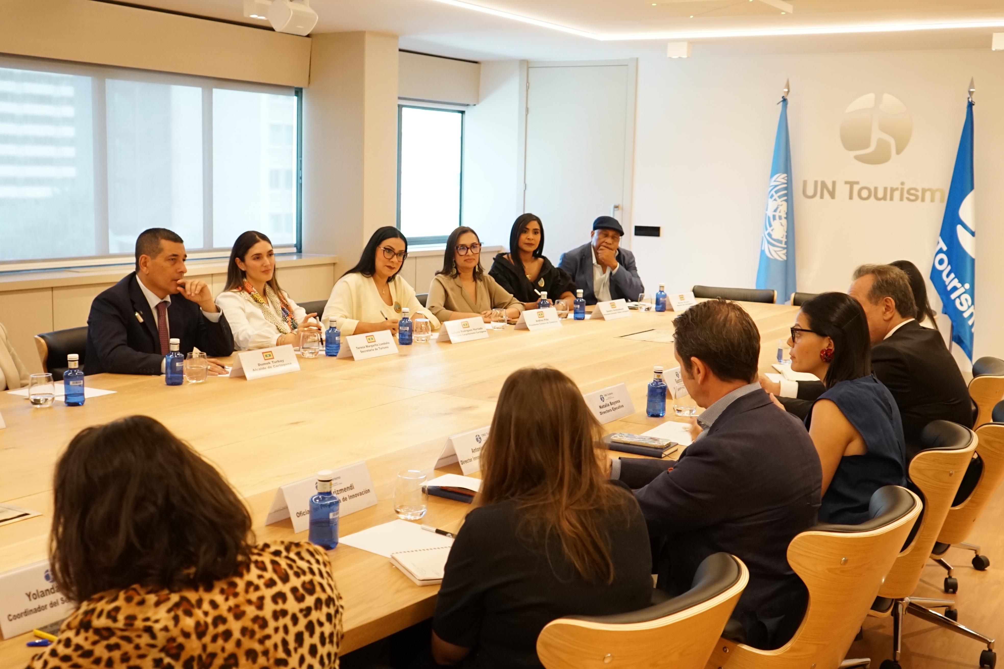 Desde Madrid, avanzan preparativos del Consejo Ejecutivo de ONU Turismo en Cartagena