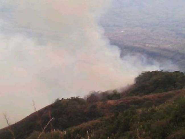 Riesgo por incendios forestales en municipios de Caldas
