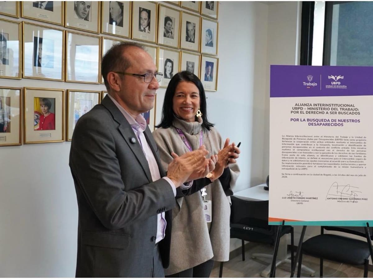 ¿En qué consiste el acuerdo firmado entre la Unidad de Búsqueda y el MinTrabajo?