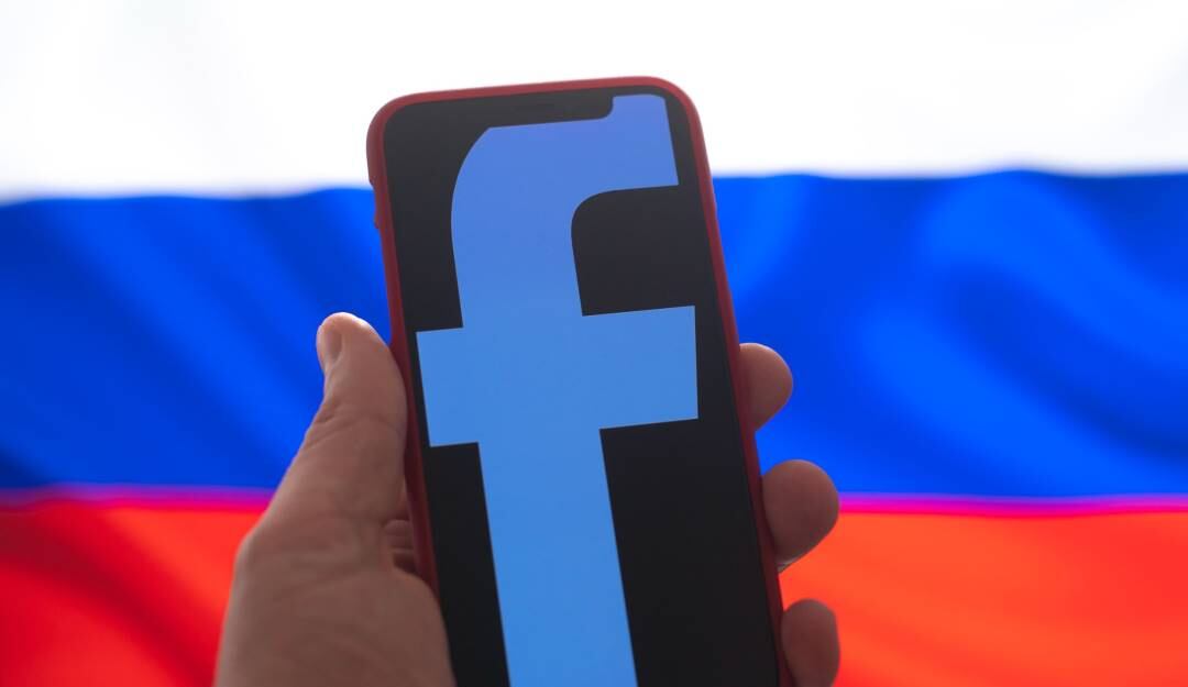Facebook en Rusia.                      Foto: Getty 