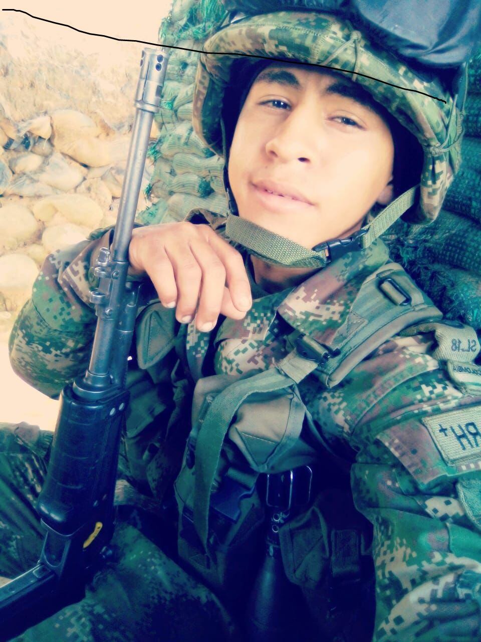 Soldado profesional Yeison Javier García Rodríguez, secuestrado en Nariño.