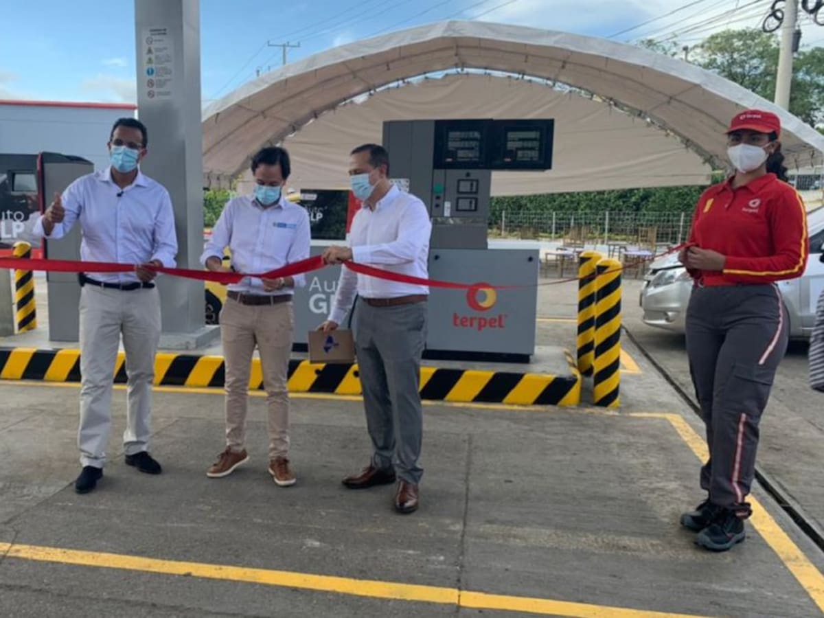 Terpel presentó en Cartagena su primera estación de GLP en Colombia