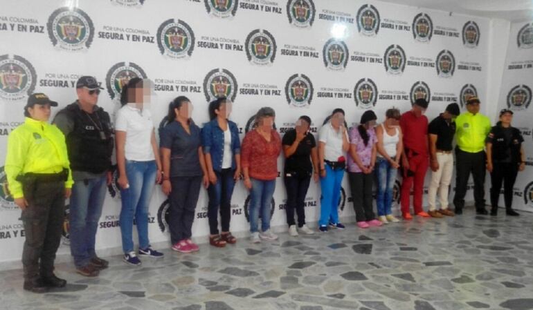 En total fueron 10 las personas detenidas.