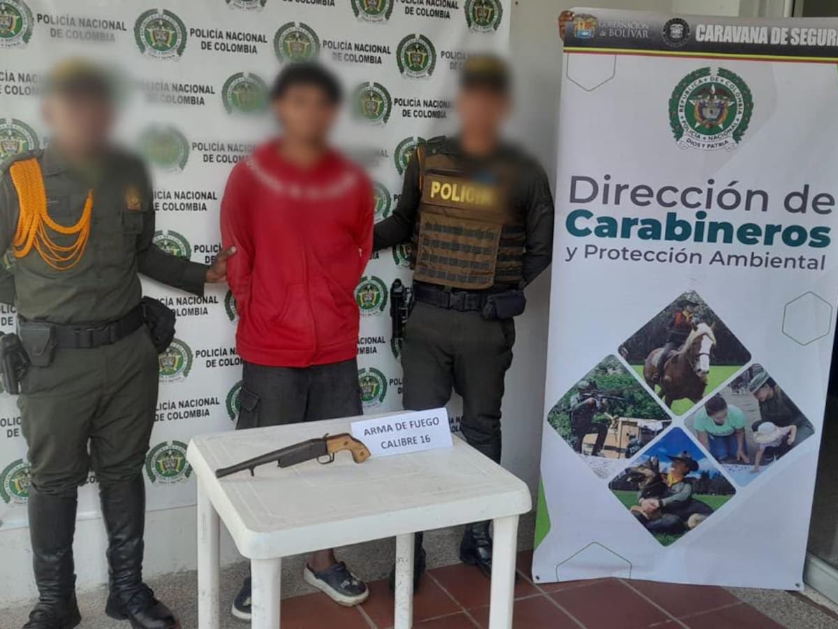 Capturado ‘Mickey’ por presunto porte de arma de fuego artesanal en Magangué