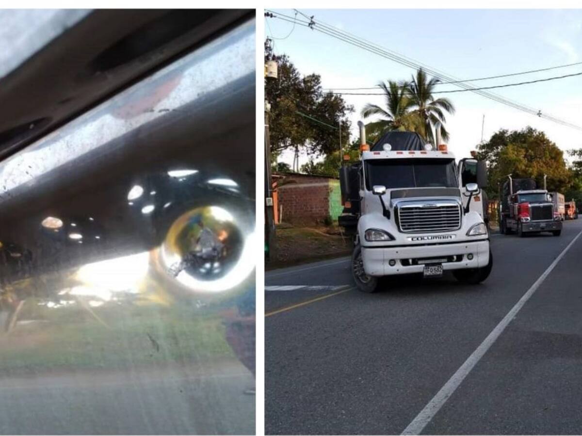 Varios vehículos de carga fueron atacados a tiros en Cáceres