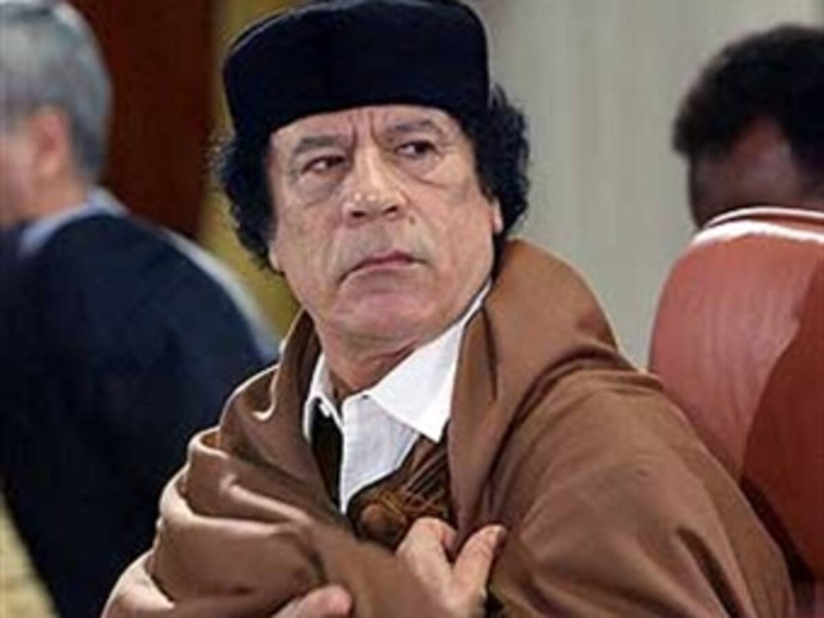 Gadafi busca diálogo con Francia, Gran Bretaña y EE.UU