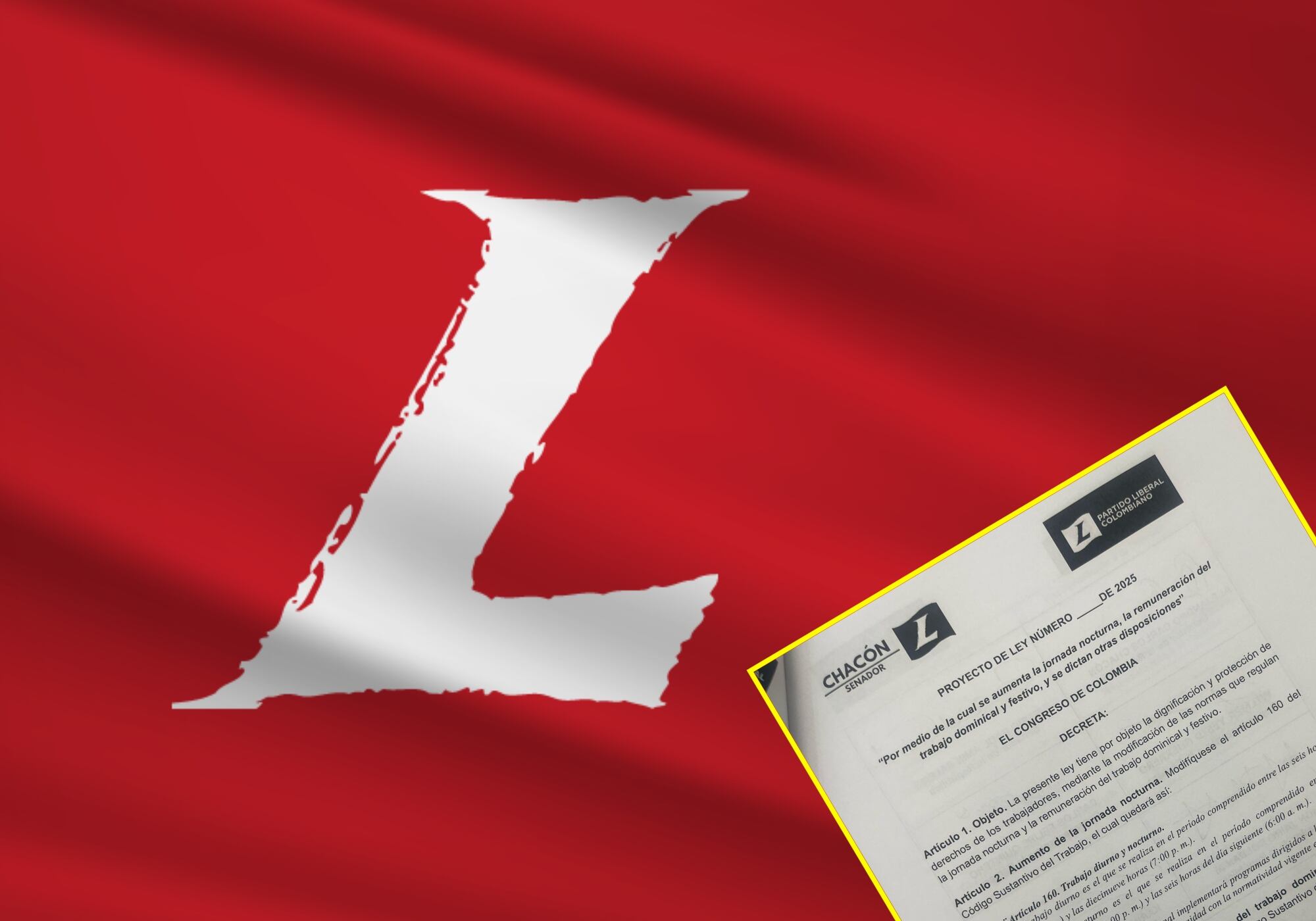 Logo del Partido Liberal. Foto: prensa Partido Liberal