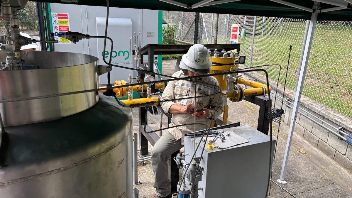 EPM instaló en Barbosa el sistema de odorización de gas más moderno de Sudamérica