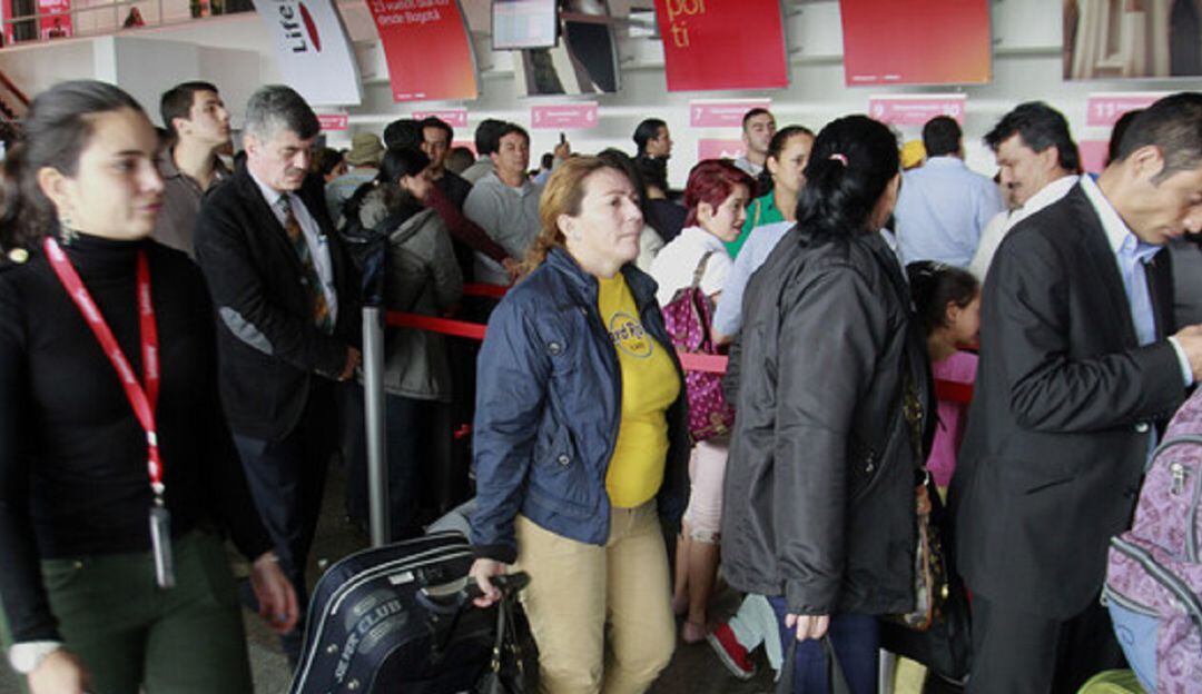 Pasajeros del transporte aéreo