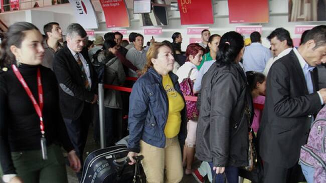 Pasajeros del transporte aéreo