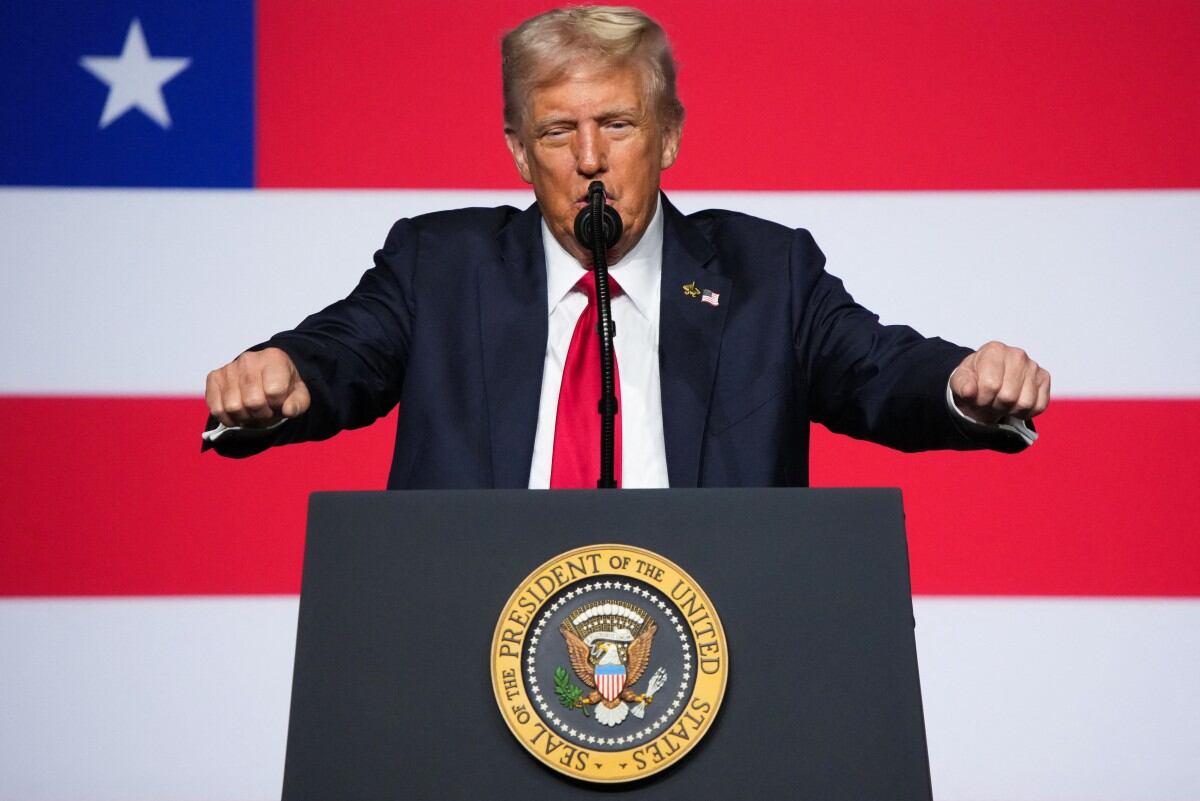 Donald Trump, presidente de Estados Unidos. Foto: Andrew Harnik / POOL / AFP