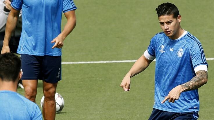 ZIDANE EXPRESÓ QUE JAMES PODRÍA JUGAR EN LA FINAL DE CHAMPIONS