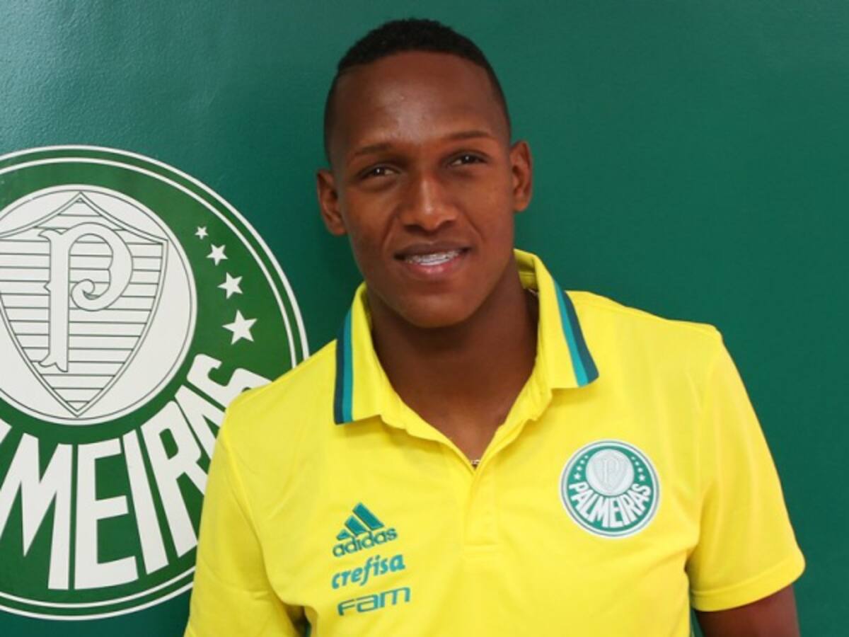 Yerry Mina se unió a trabajos con el Palmeiras