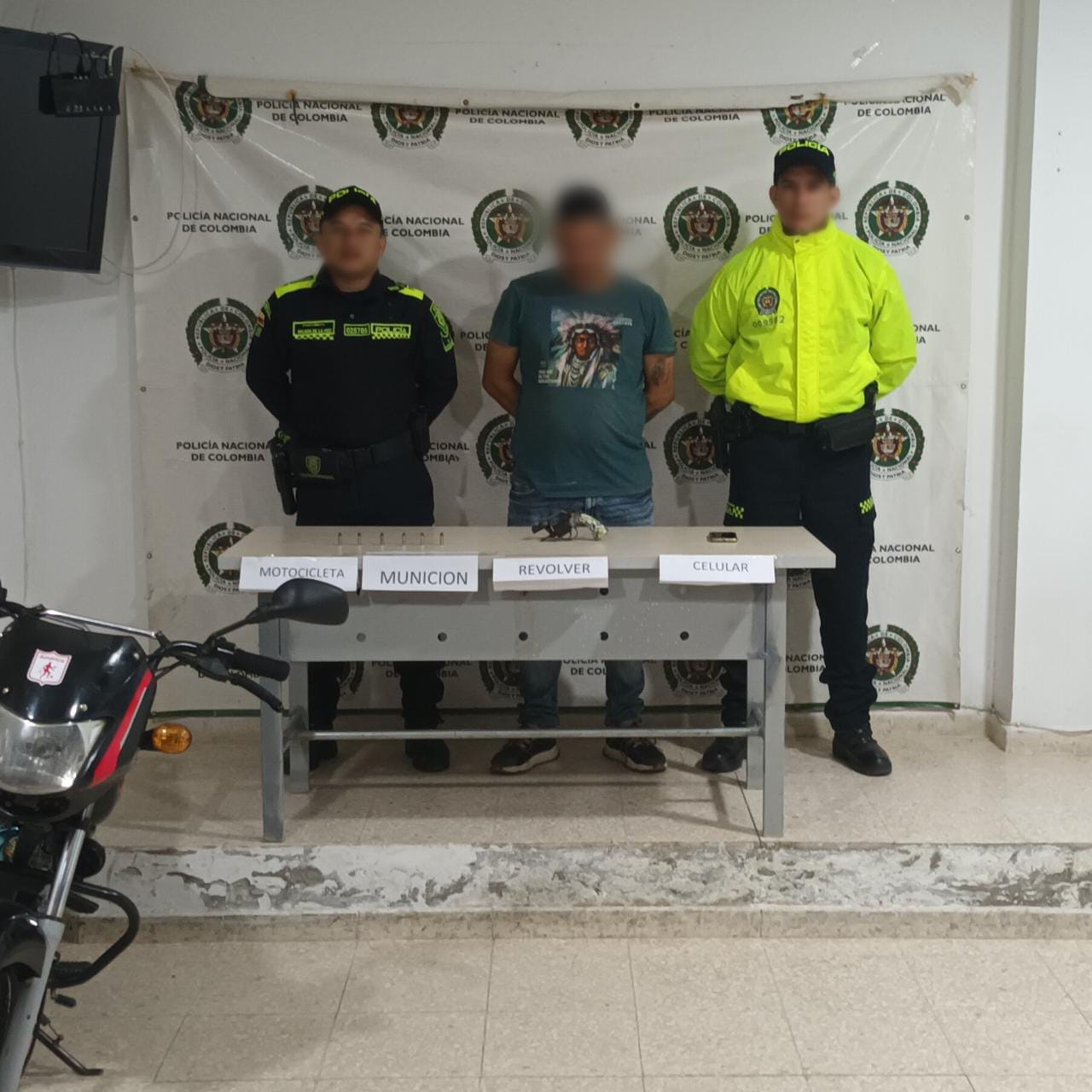 Capturado en Plato . Policía Magdalena