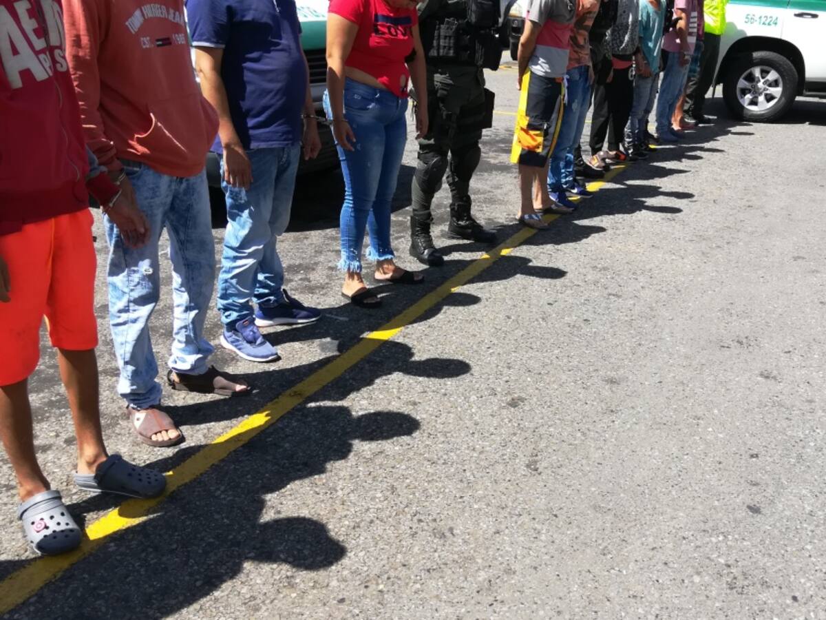 Redada contra "Los Pelusos" en el oriente del país