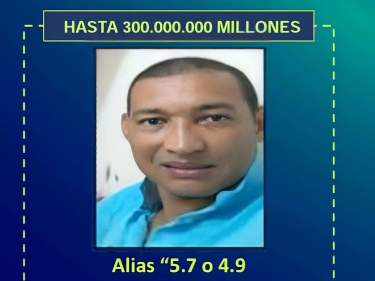 Tras 15 años prófugo, recapturaron a alias '5-7', líder del Clan del Golfo