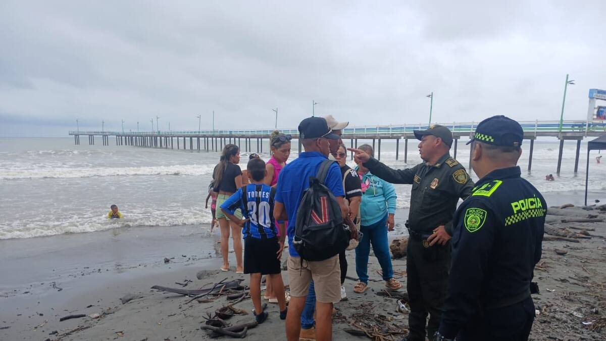 Playas de Moñitos, Córdoba, cerradas por decreto ante alerta de la Dimar por oleaje peligroso