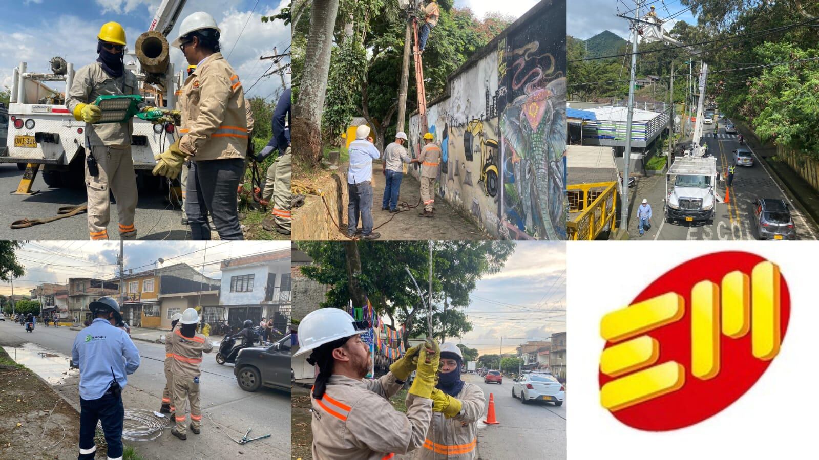 Estas acciones hacen parte del plan de operación y mantenimiento mientras avanza el proceso de modernización del alumbrado público.