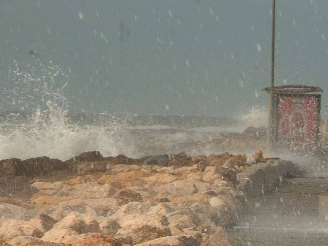 Hasta el jueves se presentarán fuertes vientos y oleaje en el Mar Caribe
