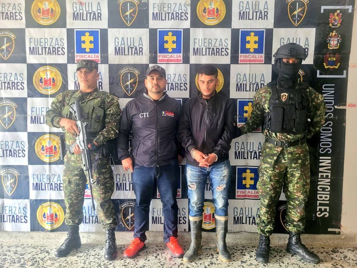Cayó alias ´Tique´ integrante del Frente Joaquín González de disidencias de las Farc en el Tolima