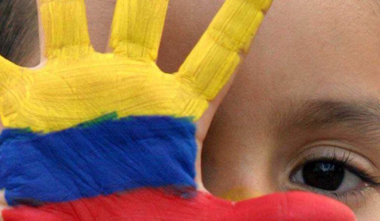 Imagen ilustrativa de un niño colombiano.