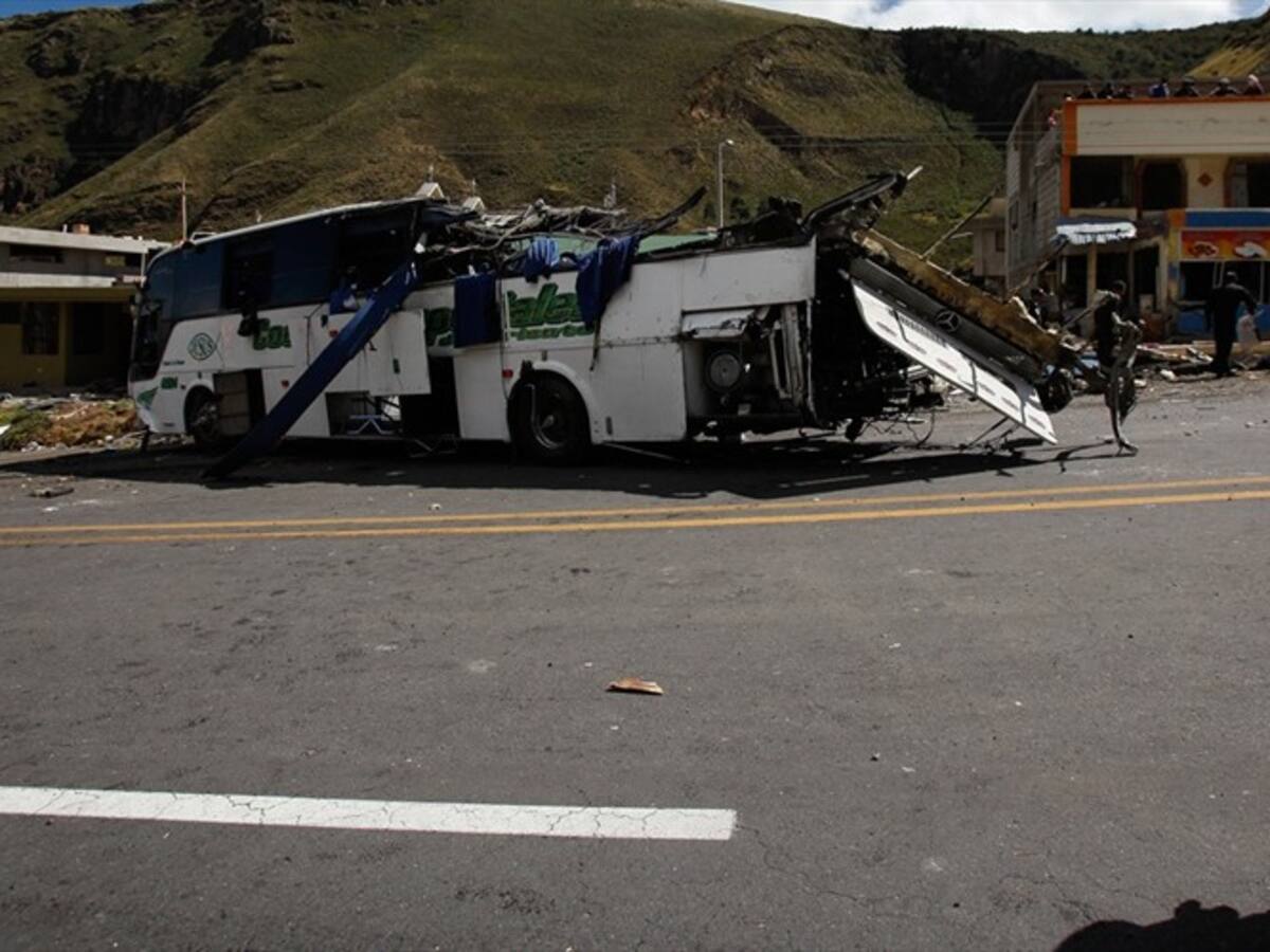 Bus que se accidentó en Quito contaba con firmas y permisos falsos: Cootransoriente