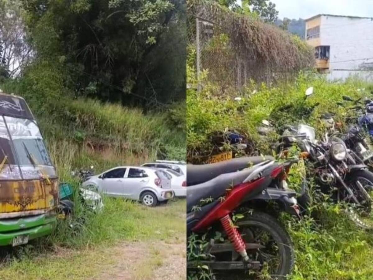 ¡Ojo! 10 mil vehículos están abandonados en los patios de Tránsito de Floridablanca
