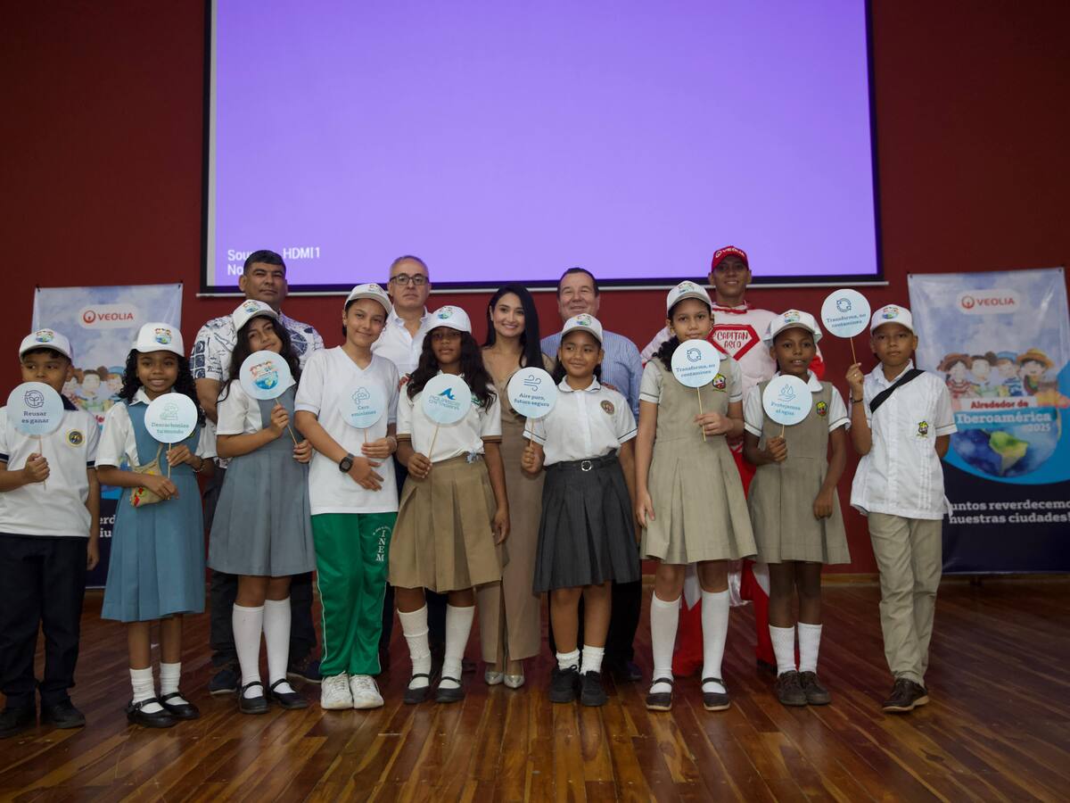 Veolia y Aguas de Cartagena lanzaron programa “Alrededor de Iberoamérica” por la educación ambiental