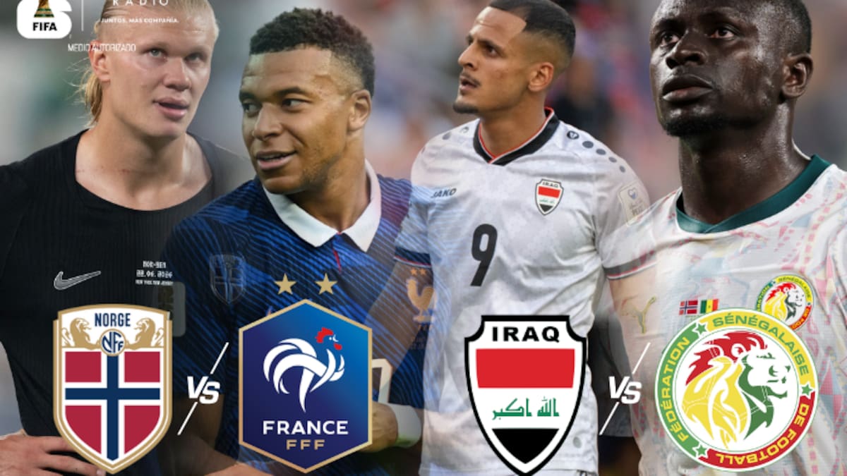 🔴EN VIVO Noruega vs. Francia; Irak vs. Senegal por el Grupo I: minuto a minuto y transmisión HOY