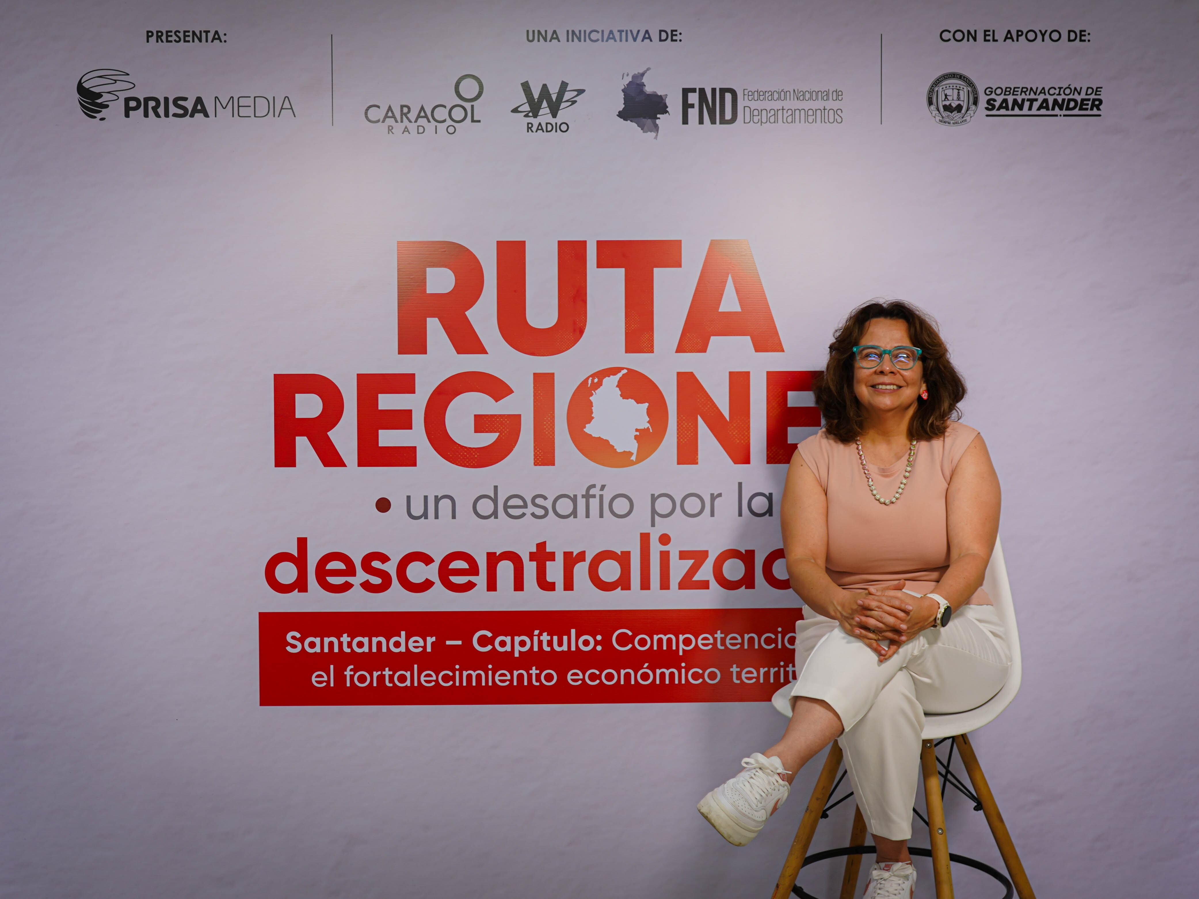 Angela Mária Penagos, directora de la oficina de la CEPAL en Colombia. | Foto: Caracol Radio