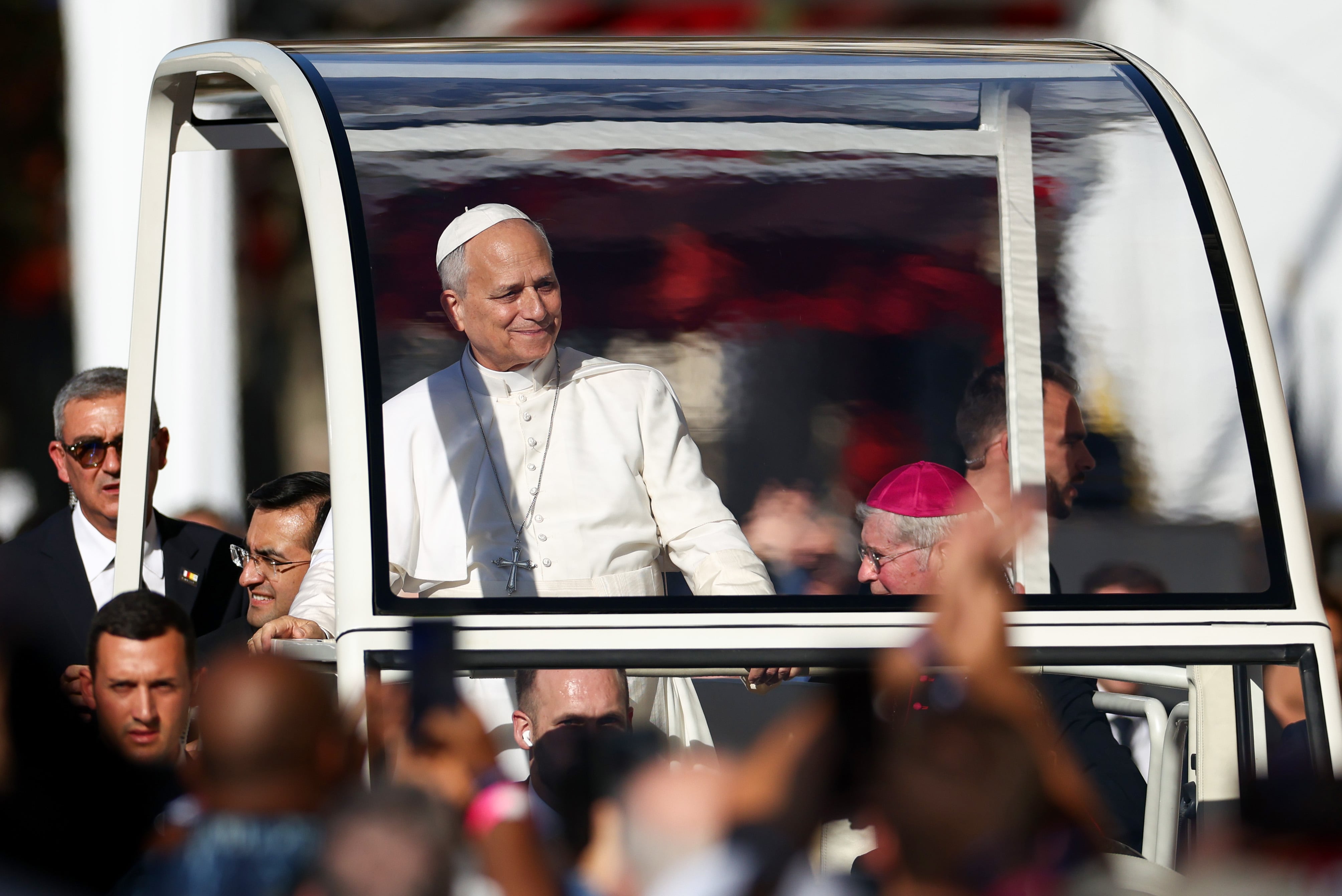 Papa León XIV en Francia. 25 de septiembre de 2026. Foto: Getty Images.