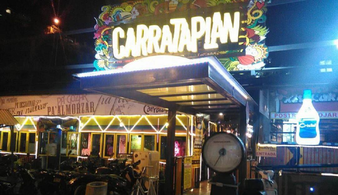 Foto: Tomada del Facebook de la Discoteca Carrataplan.
