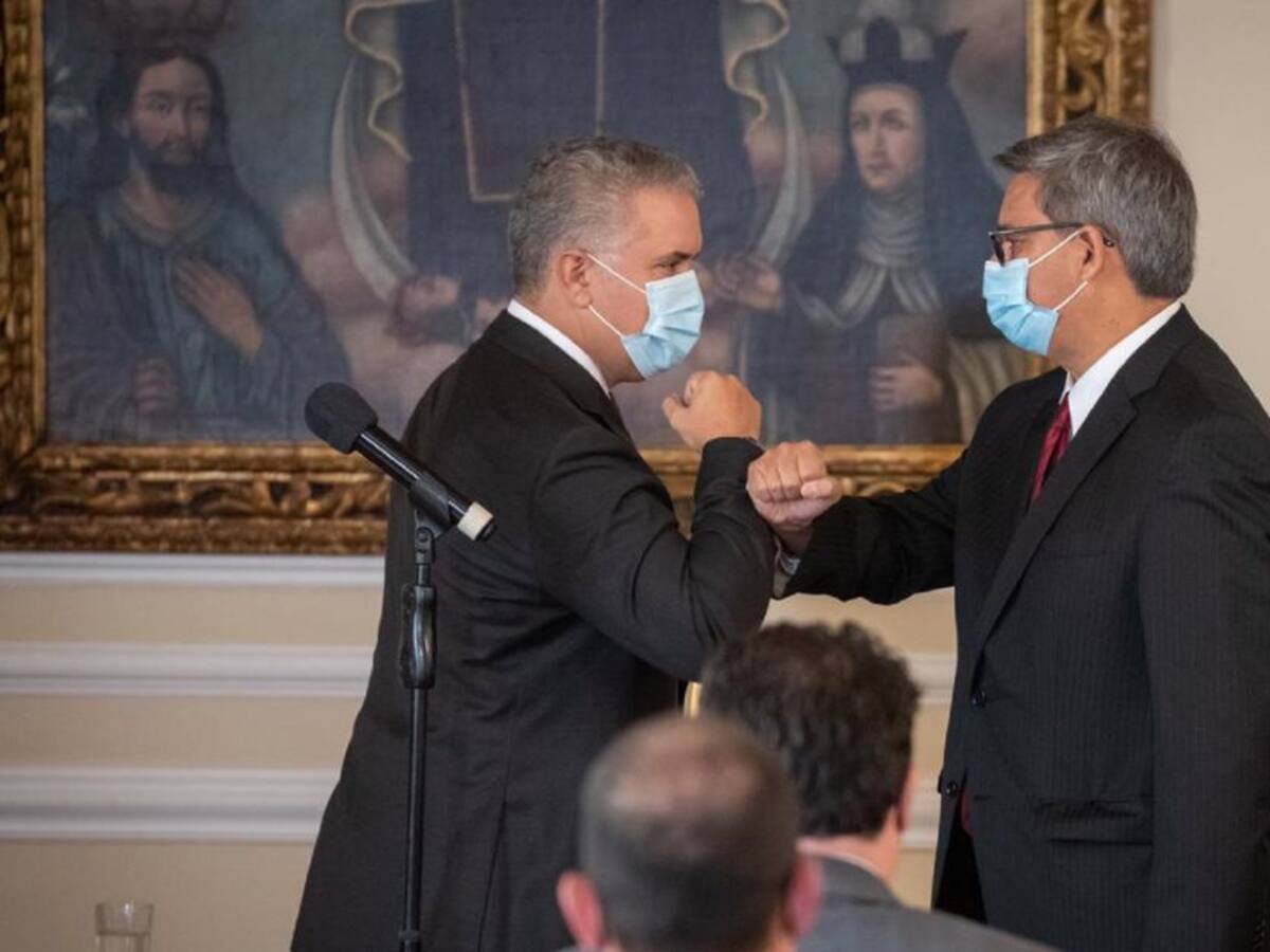 Duque pide a embajador fortalecer defensa del archipiélago de San Andrés
