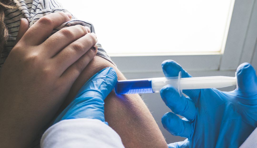 Aplicación de la vacuna.