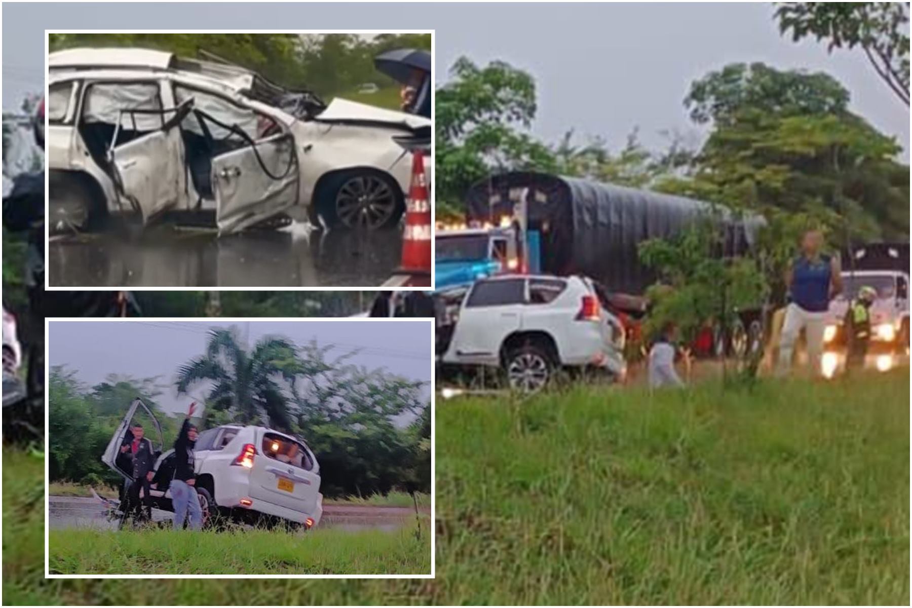 Accidente funcionario de la Gobernación del Tolima