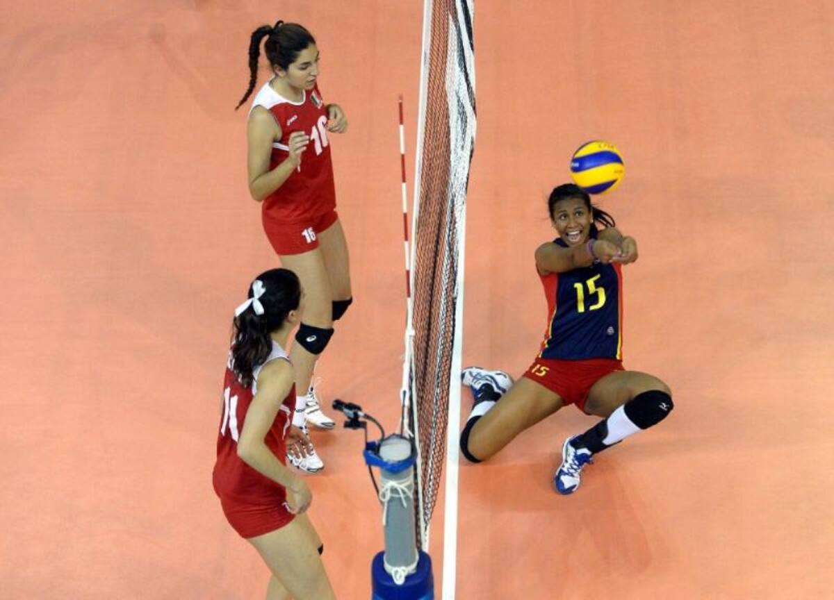 Los equipos en acción.