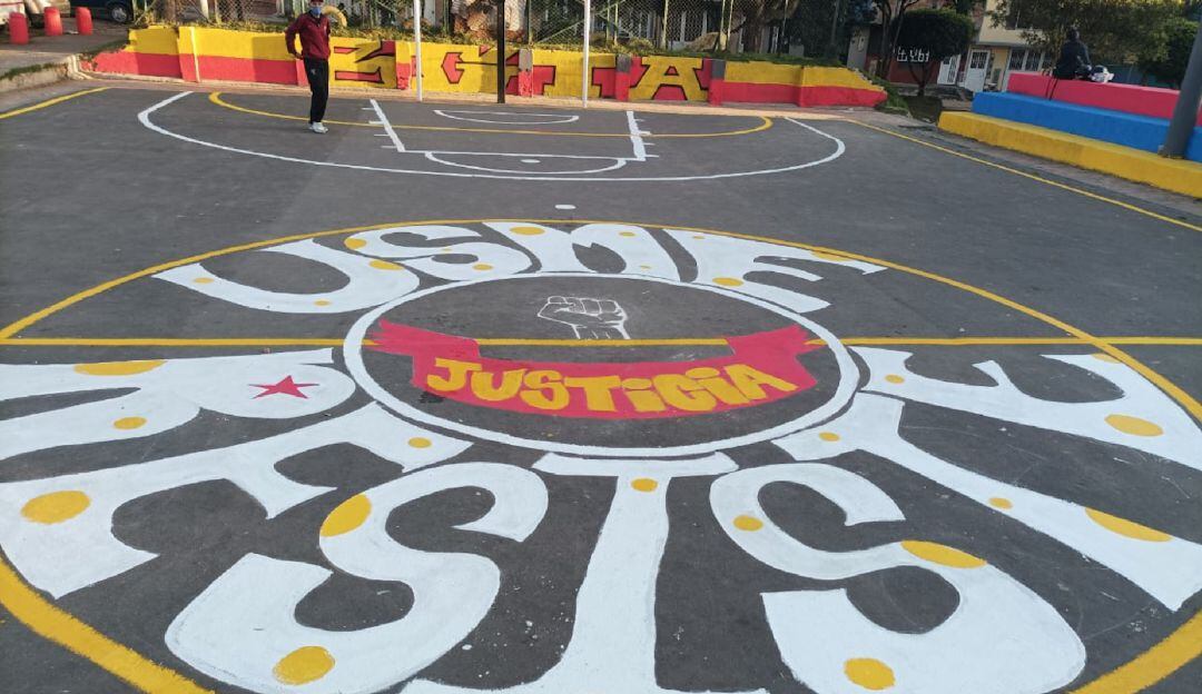 Así se recupera Usme de los daños por manifestaciones 