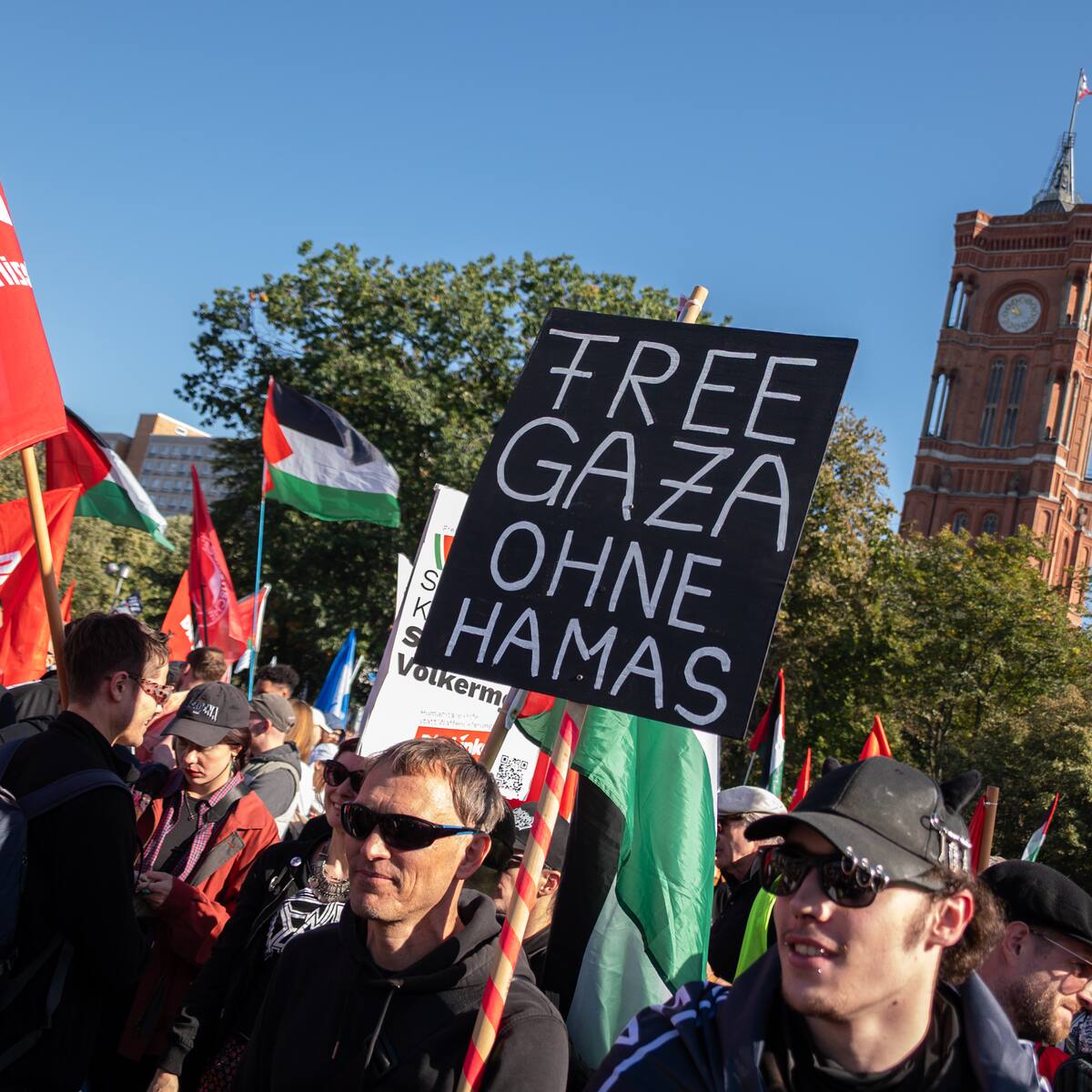 Protestas por el fin del genocidio en Gaza: 50.000 personas marcharon en Berlín