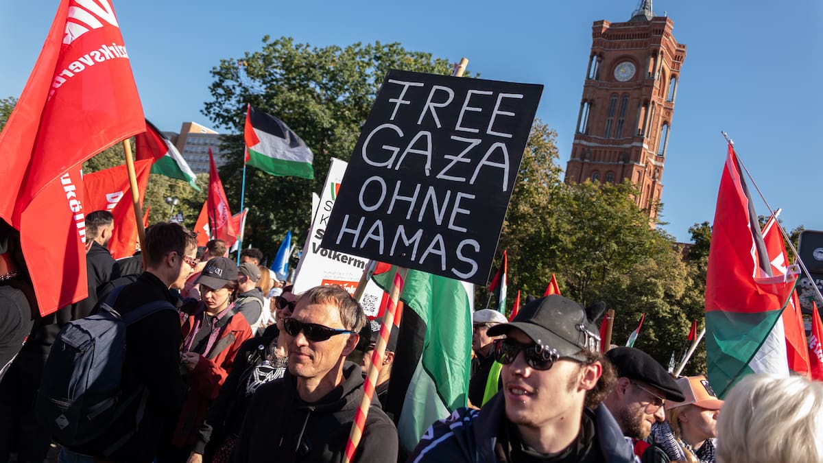 Protestas por el fin del genocidio en Gaza: 50.000 personas marcharon en Berlín