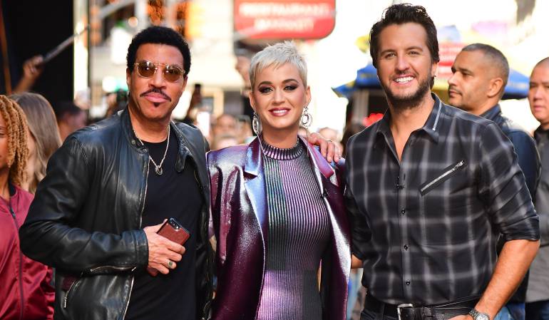 Lionel Richie, Katy Perry y Luke Bryan.