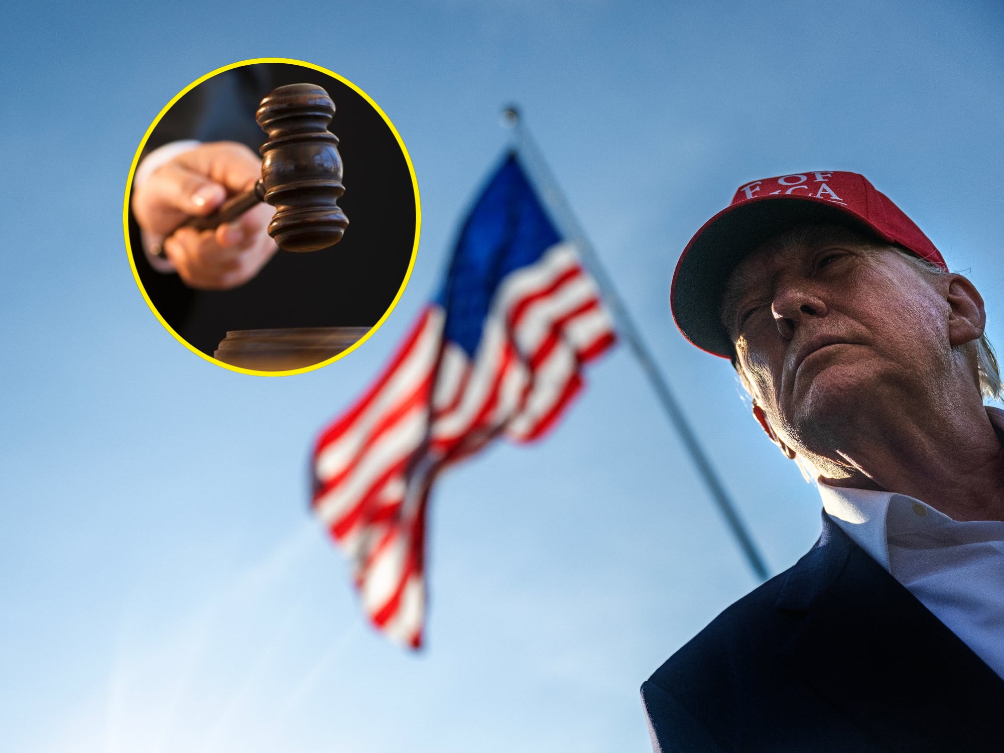 Donald Trump apela ante la Corte Suprema para defender sus aranceles. Foto: AFP/ Getty Images.