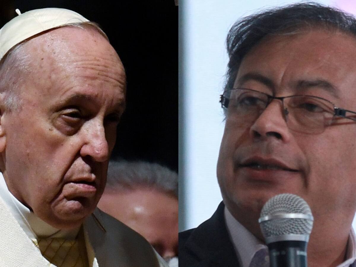 Políticos se disculpan por foto falsa de Gustavo Petro y el Papa