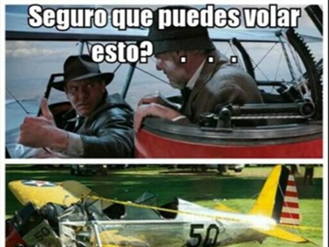 Accidente de Harrison Ford inspira varios memes en redes sociales